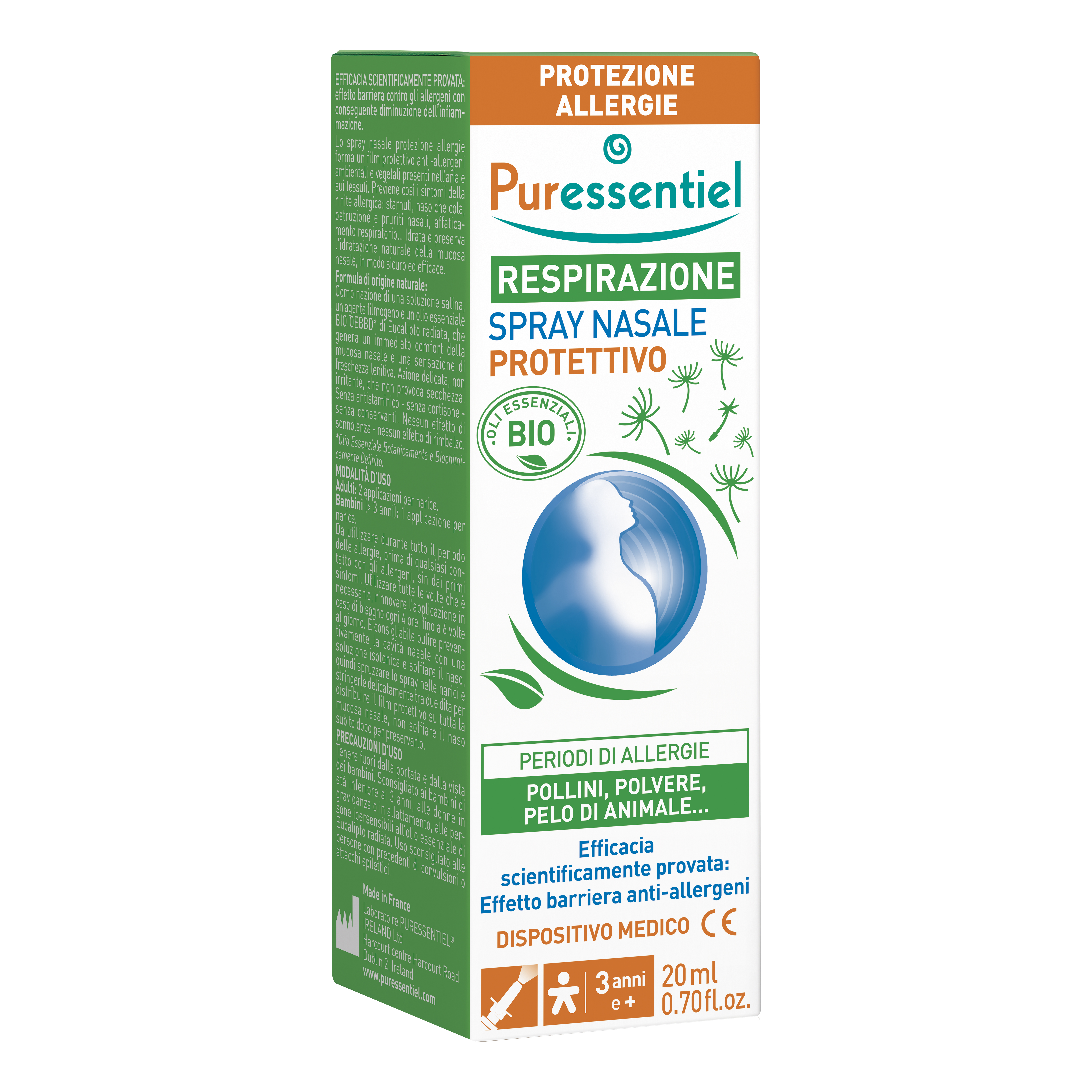 Puressentiel spray protezione allergie 20 ml