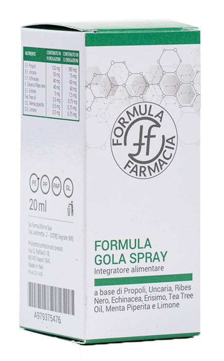 Formula farmacia formula gola spray adulti 20 ml