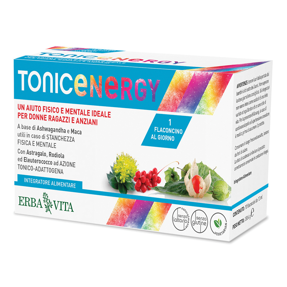 Erba Vita Tonic Energy 10 Flaconcini Da 12 ml