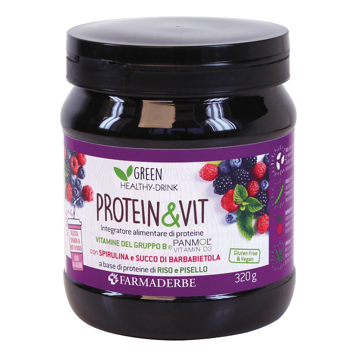 Protein &amp; vit frutti di bosco 320 g
