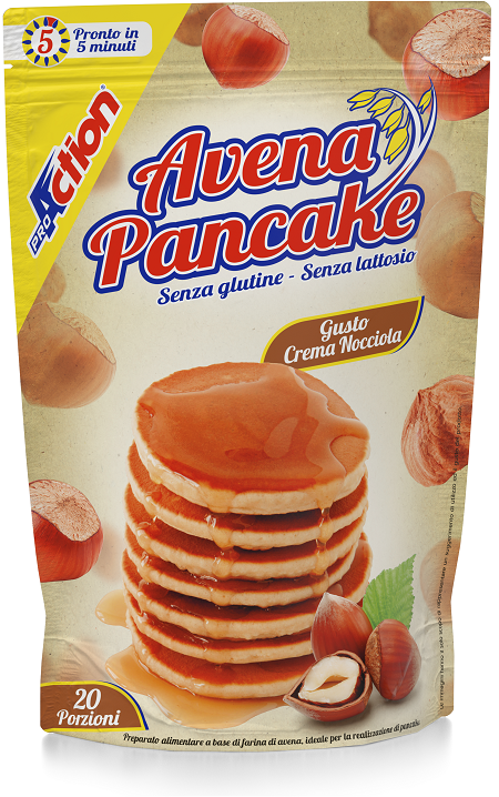 Proaction avena pancake crema di nocciole 1000 g