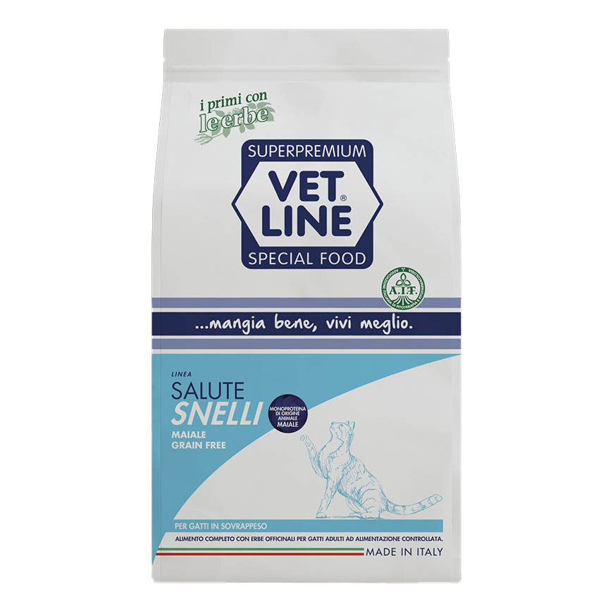 Vetline Gatto Salute Snelli Con Pollo,Anatra,Pesce&Fegato 3 Kg