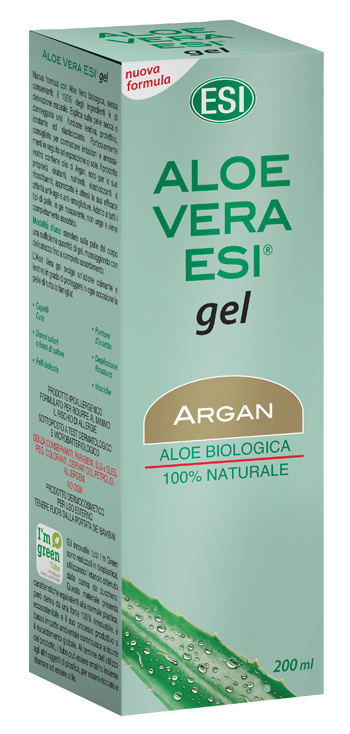 Aloevera gel c/argan 200ml esi