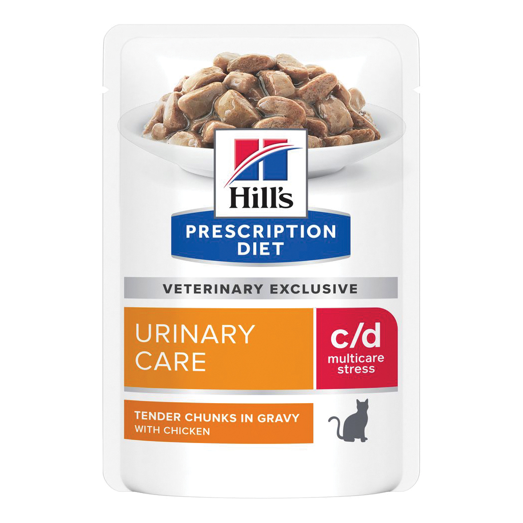Prescription diet feline c/d stress chicken 85 g