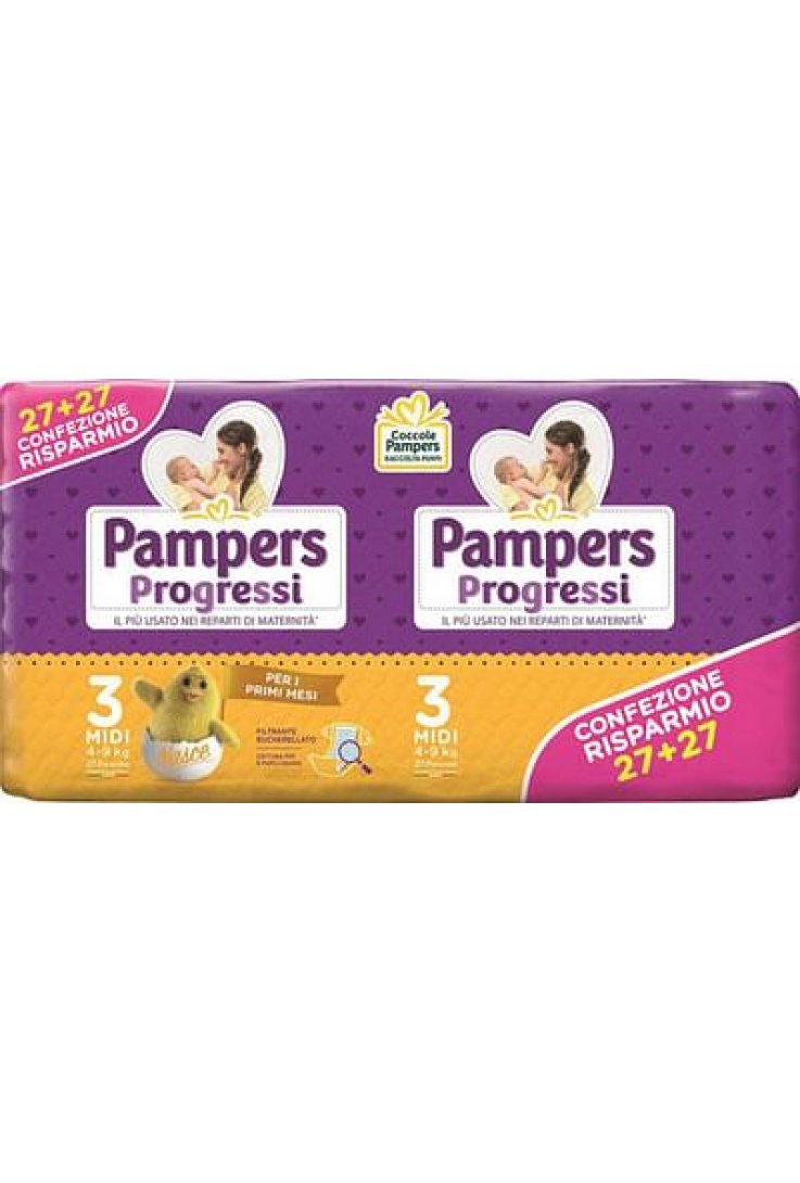 Pampers Progressi Midi 54pezzi 0239