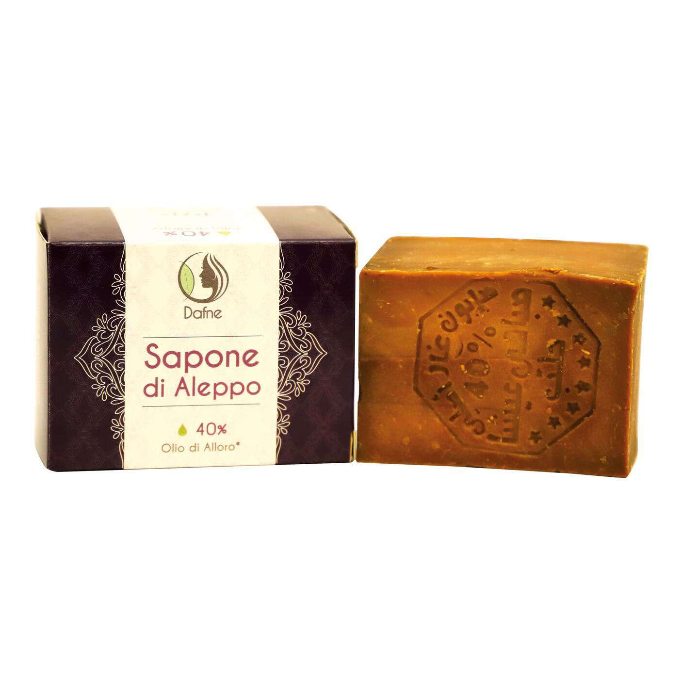Dafne sapone di aleppo 40% olio di alloro 200 g