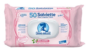 Sanoebello Salviette Detergenti Balsamo 50 Pezzi