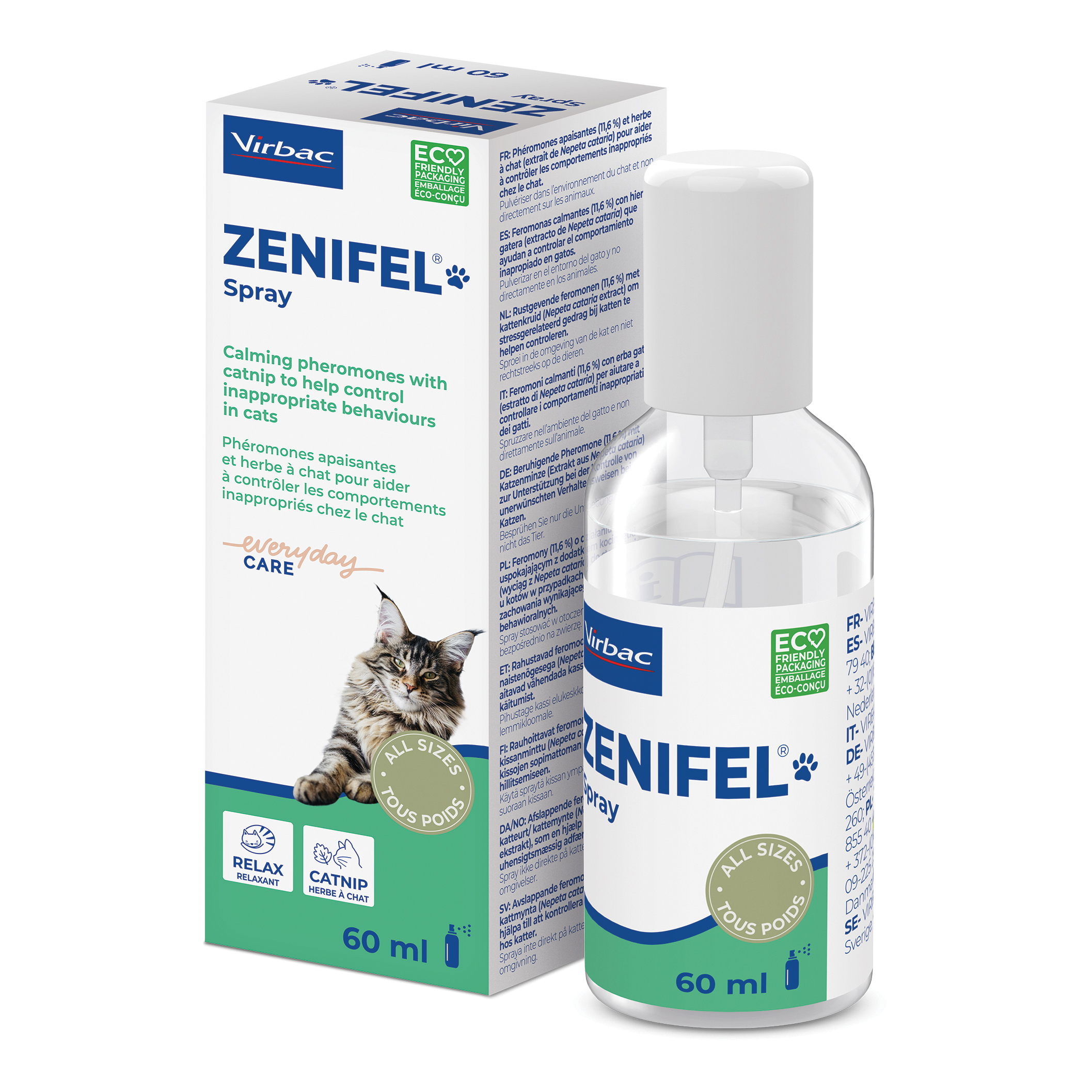 Zenifel Spray Feromoni Calmanti Gatto 60 Ml
