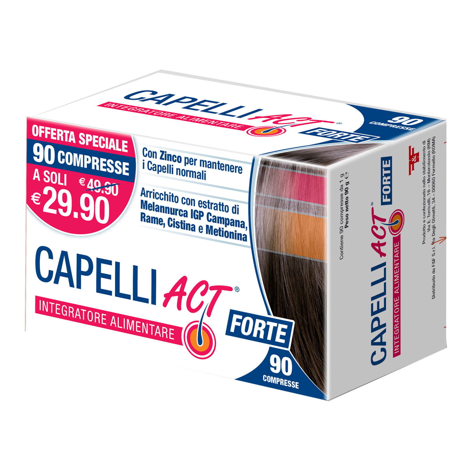 Capelli Act Forte Integratore Alimentare 90 Compresse