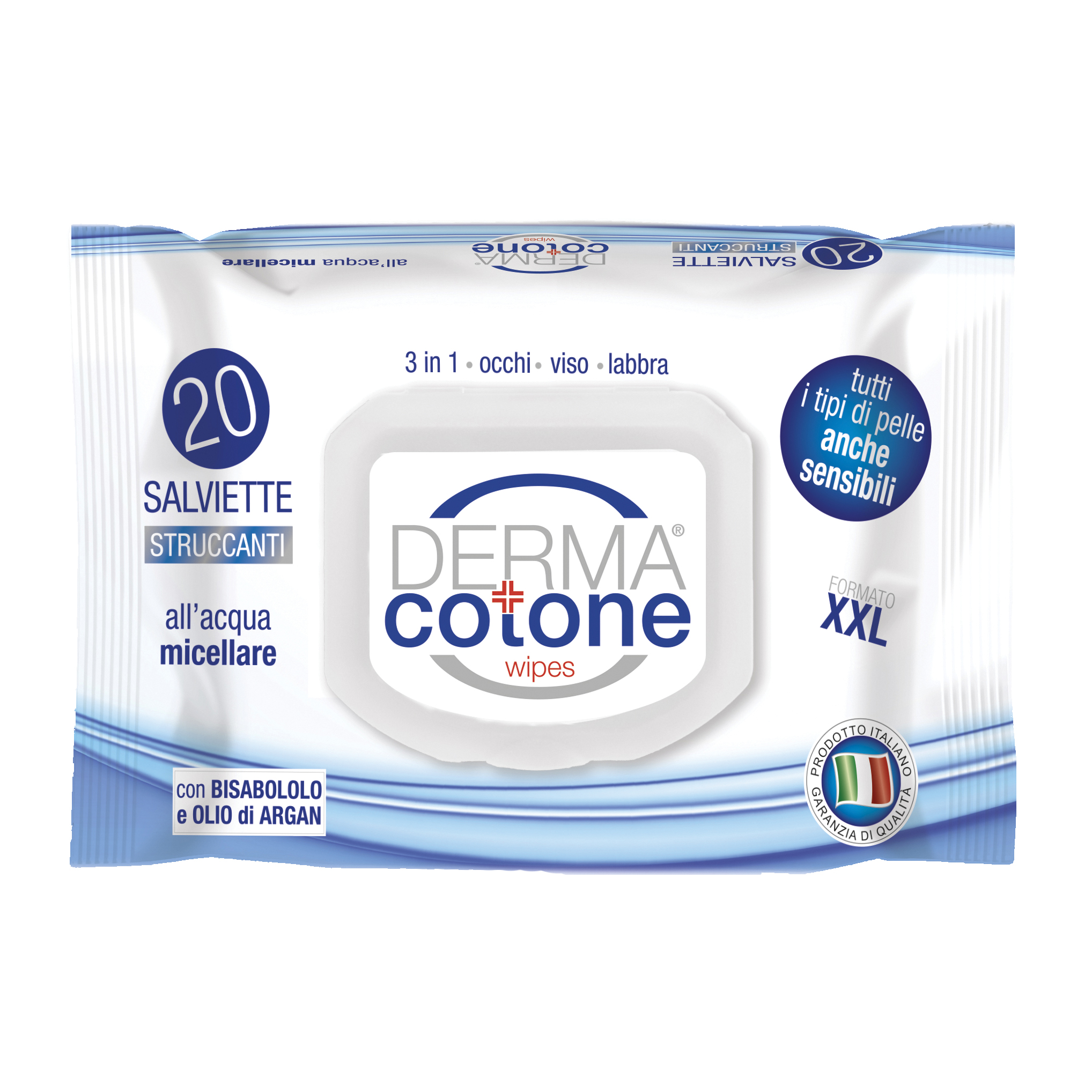 Dermacotone salviettine milleusi pop up 20 pezzi