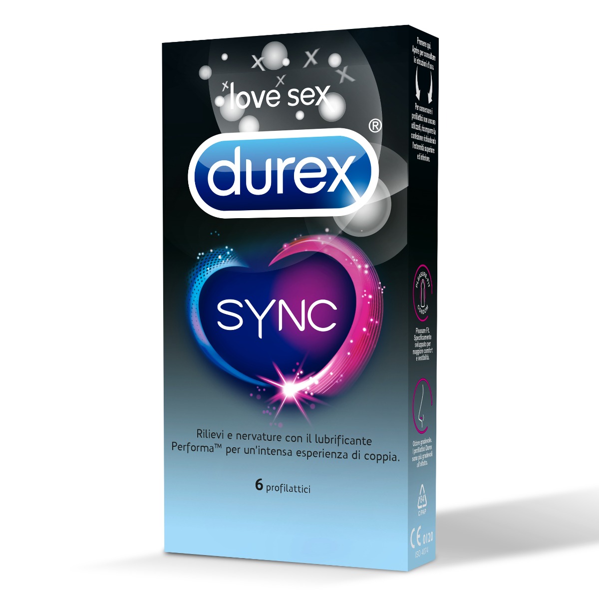 Durex Sync Profilattico 6 Pezzi