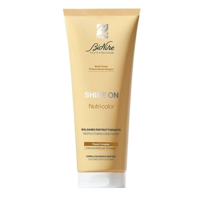 Bionike Shine On Nutri Color Balsamo Ristrutturante 200 ml per Capelli Colorati