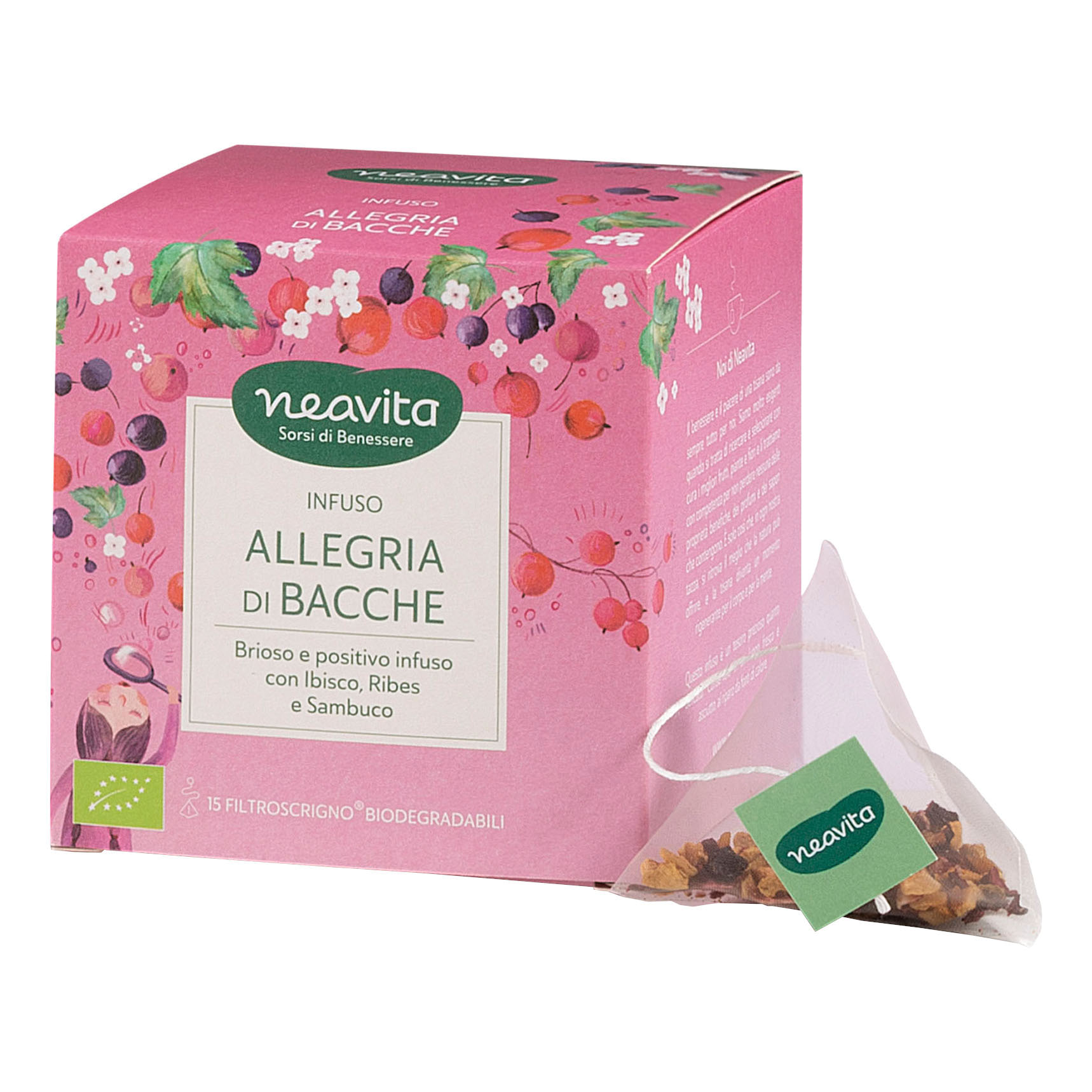 Neavita Filtroscrigno Infuso Allegria Di Bacche Bio 15 Filtri