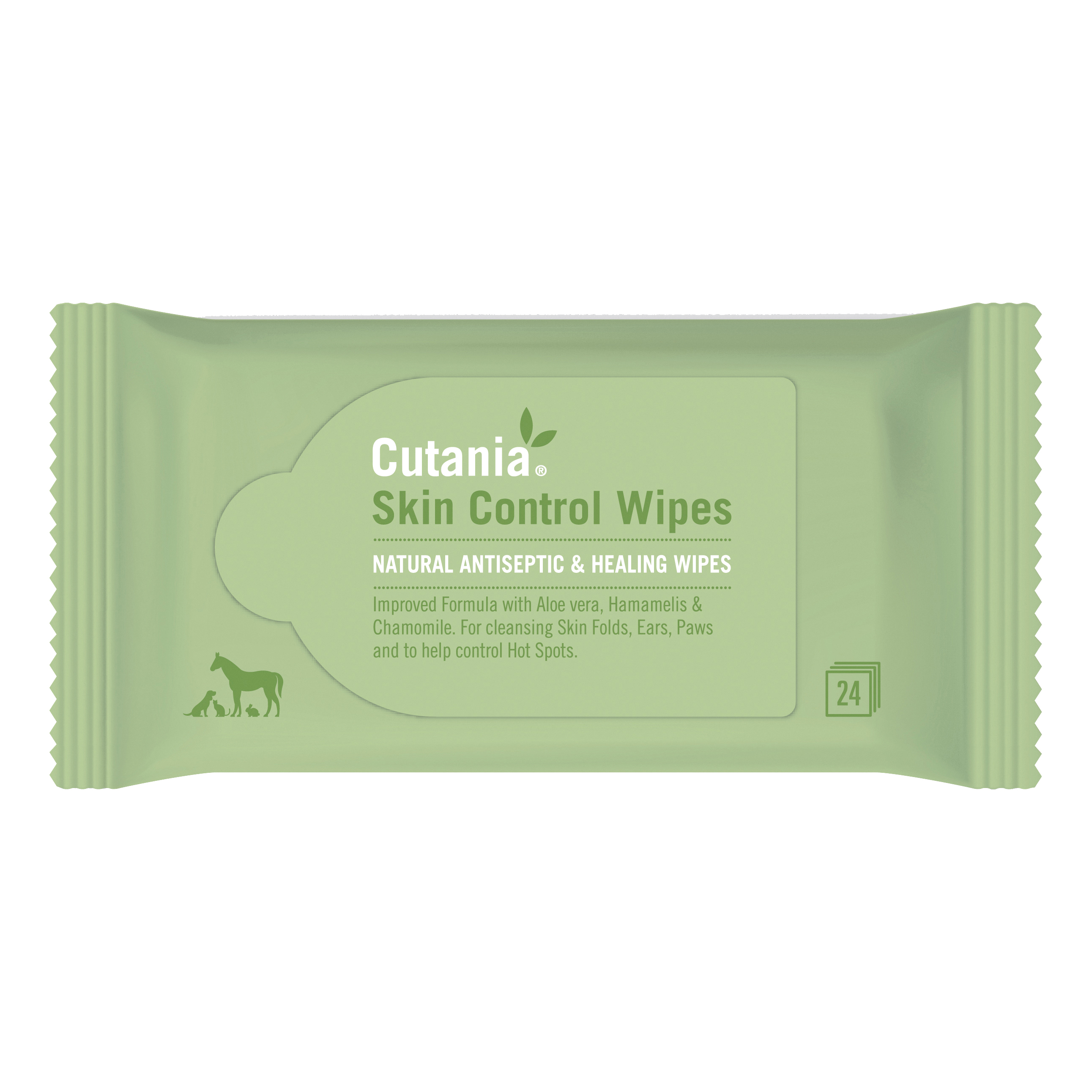 Cutania skin control wipes 24 pezzi