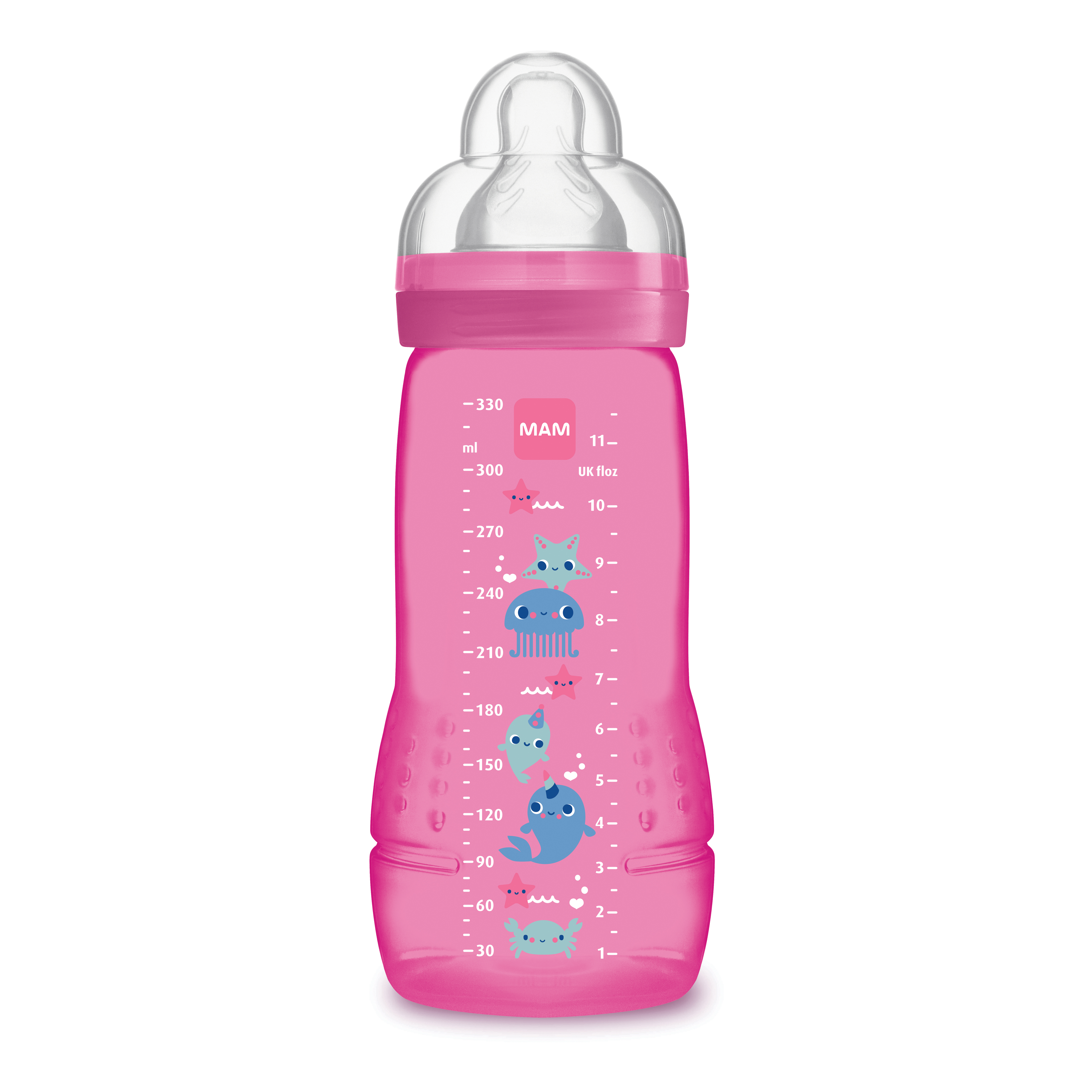 Mam bib.easy active girl 330ml