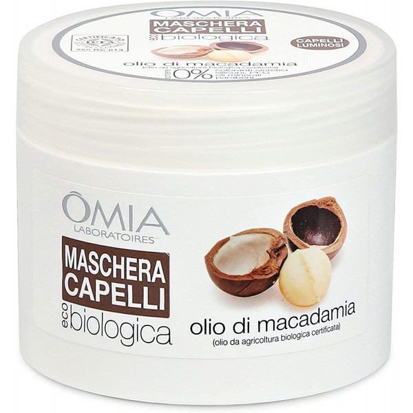 Omia ecobio maschera capelli macadamia 250 ml