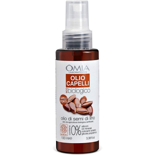 Omia ecobio olio capelli semi lino 100 ml
