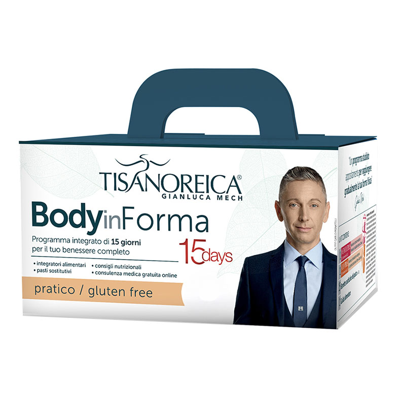 Kit body in forma gianluca mech 1 metabolicplus 30 compresse + 1 adipatplus 30 compresse + 15 barrette sostitutive pasto + 1 guida alimentare