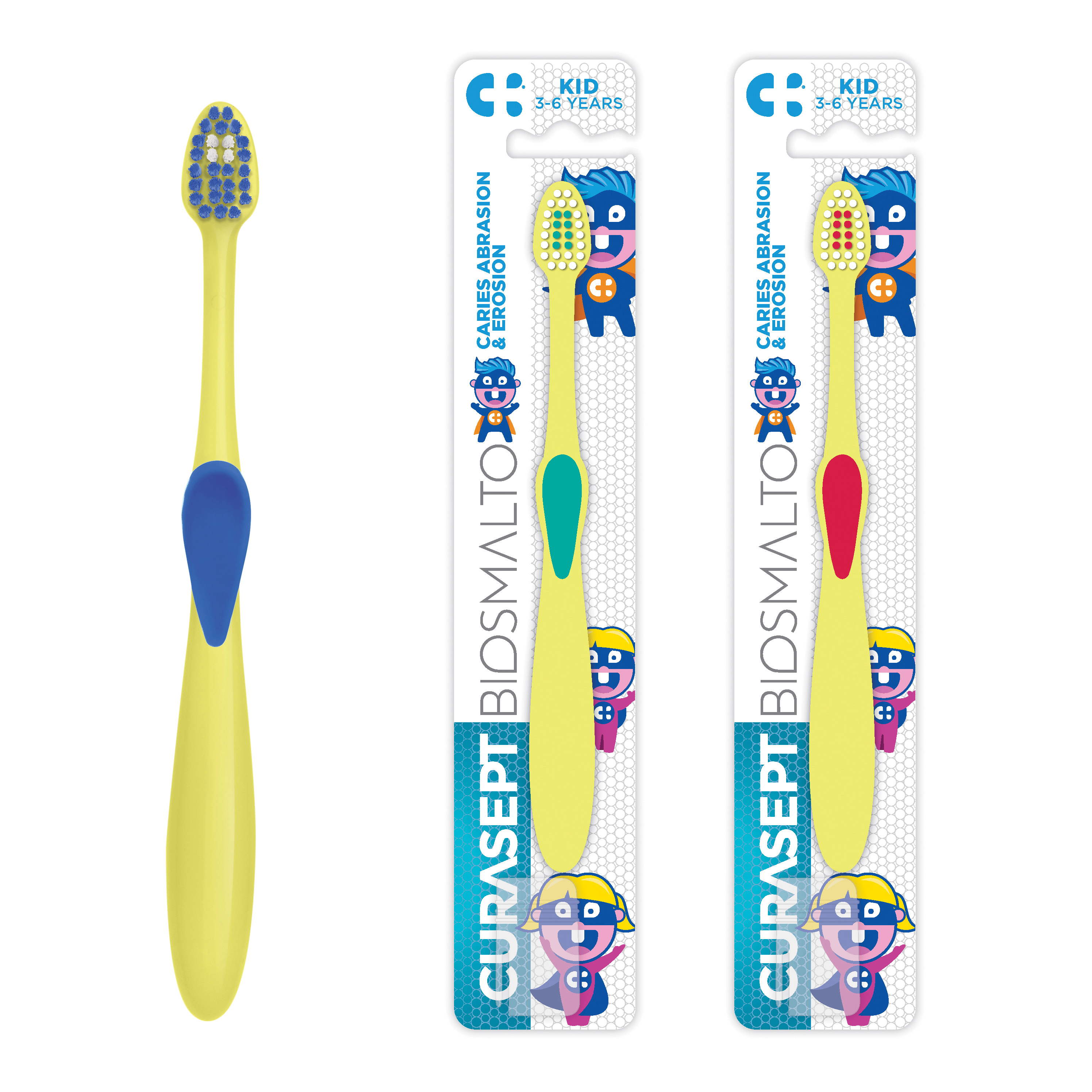 Curasept spazzolino biosmalto kids 3-6 anni