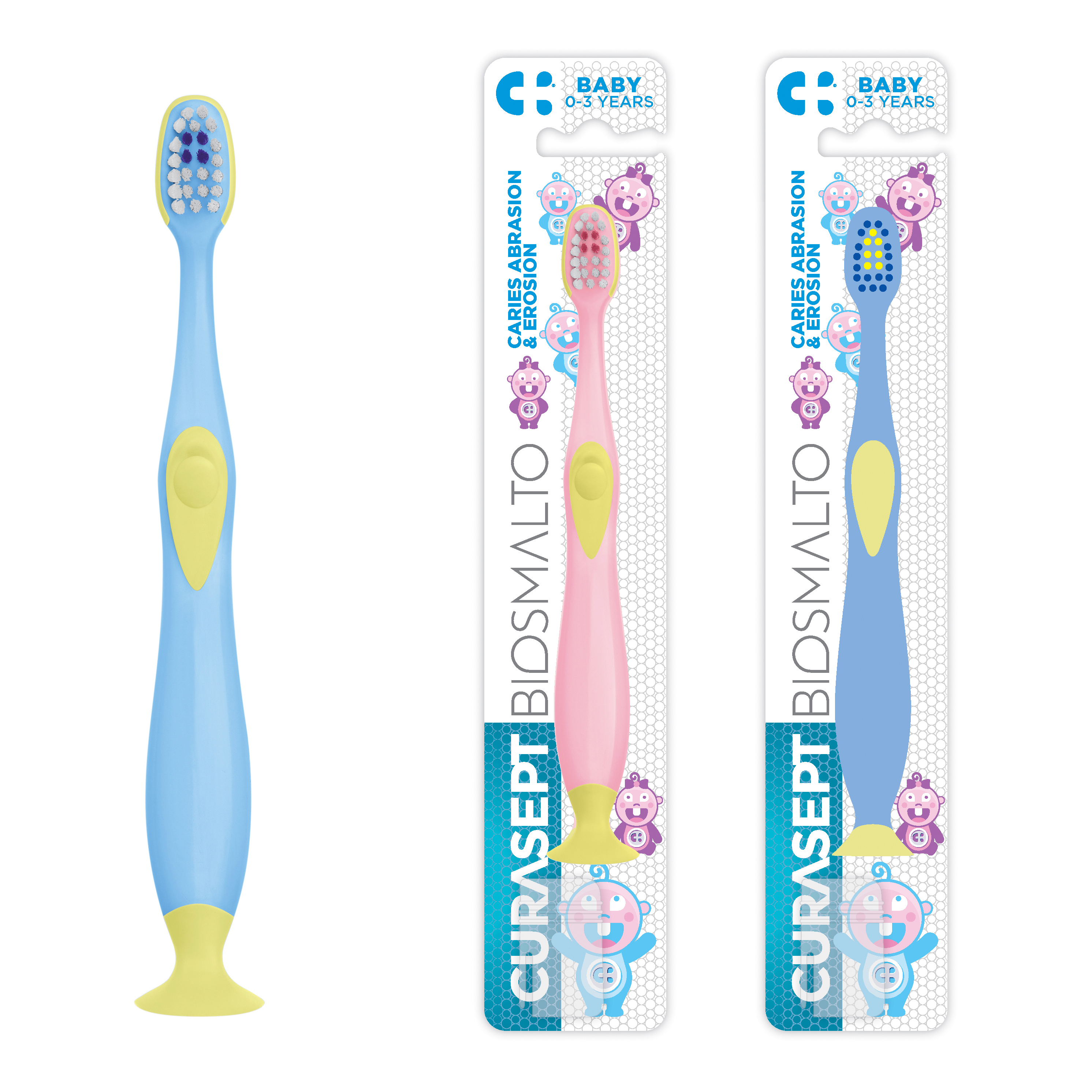 Curasept spazzolino biosmalto baby 0-3 anni