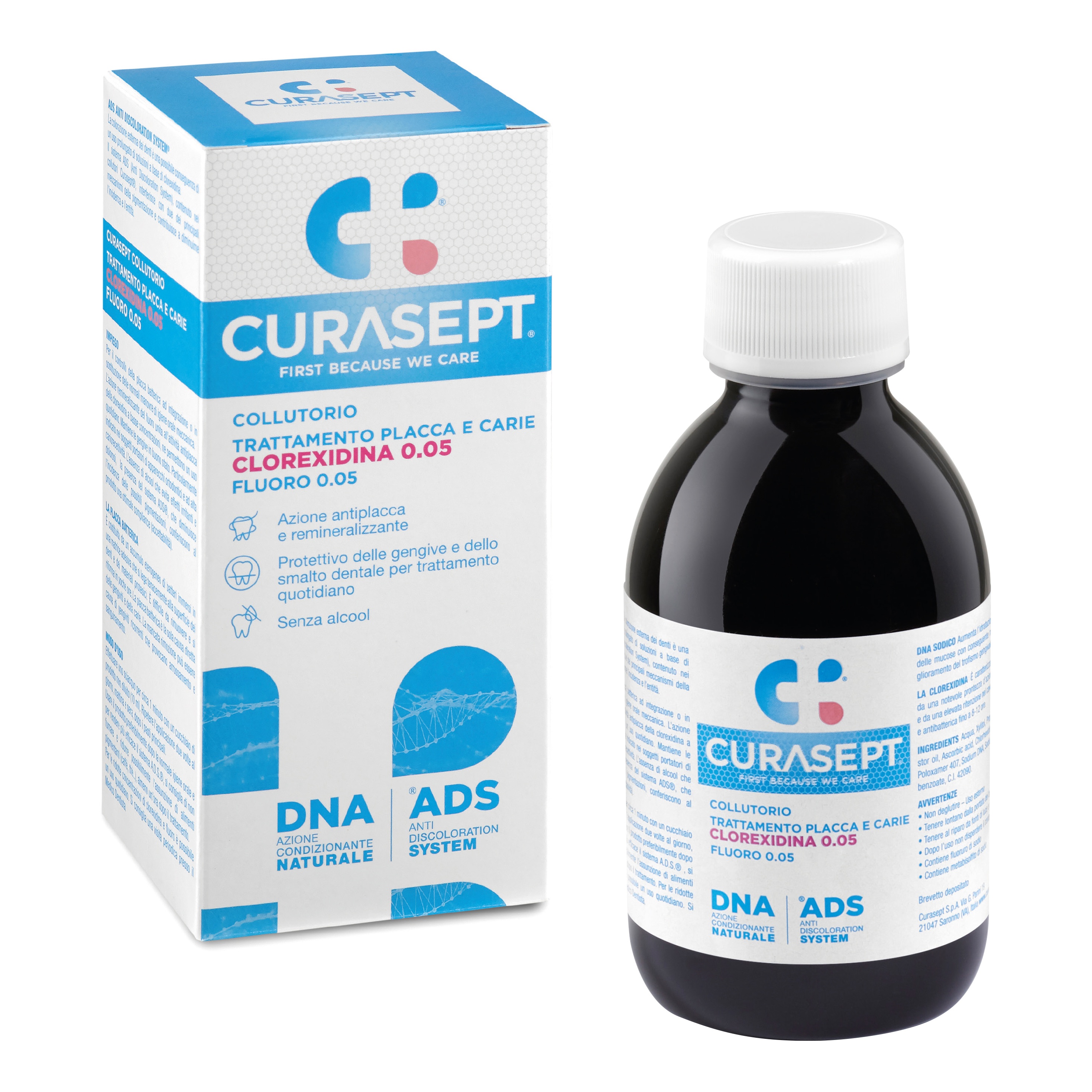 Curasept Collutorio 0,05 ADS DNA 200 ml
