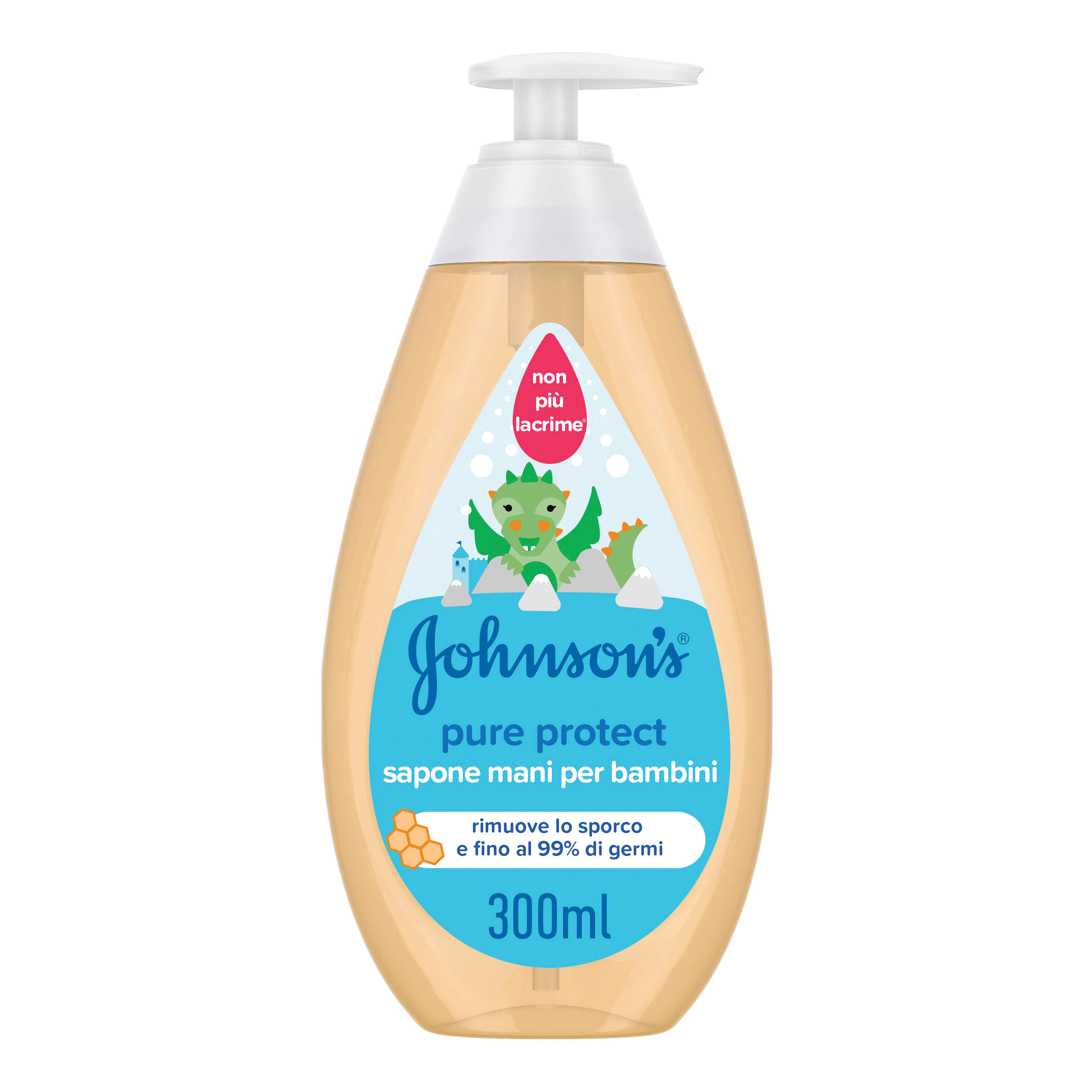 Johnsons baby pure protect sapone mani bambini 300 ml