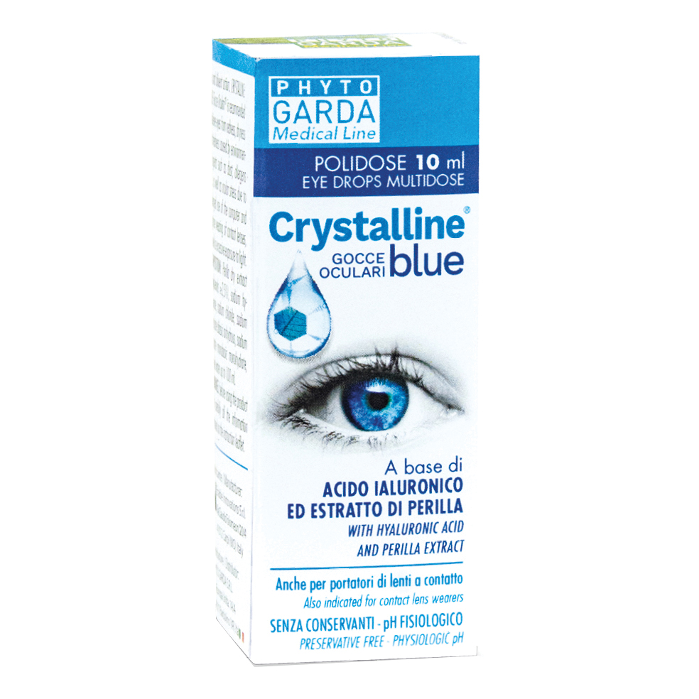 Crystalline Blue Gocce Oculari Polidose 10 ml