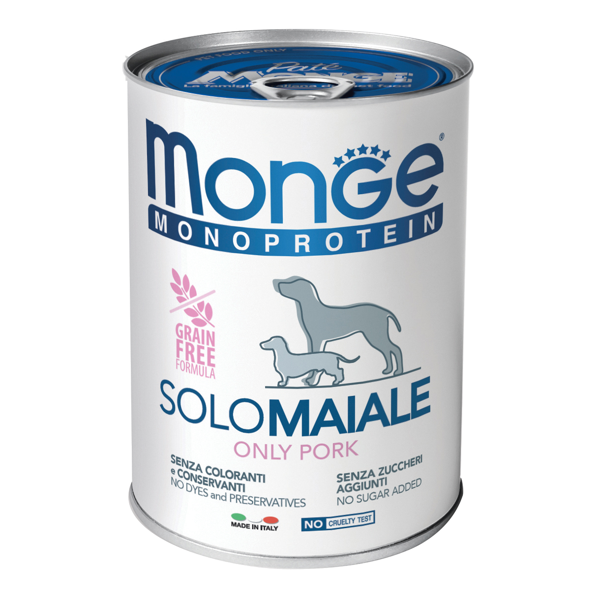 Monge Cane Monoprotein Lattina Adulto Solo Maiale 400 Gr