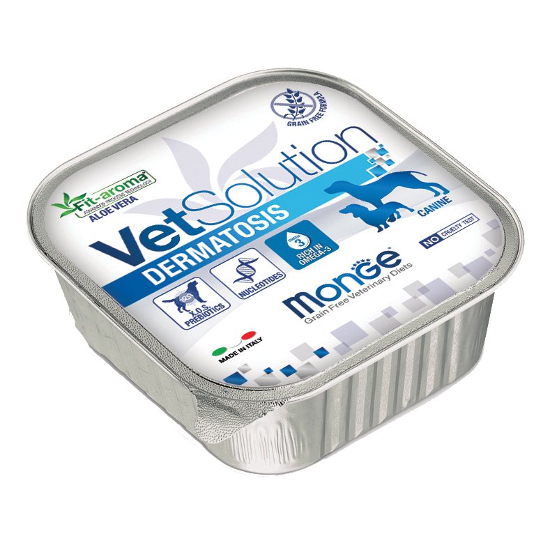 Monge Cane Vet Solution Dermatosis Vaschetta 150 Gr