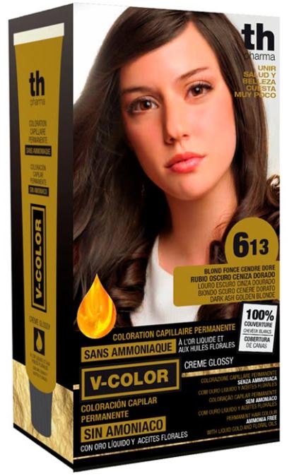 Th pharma v color kit tintura senza ammoniaca n 6,13