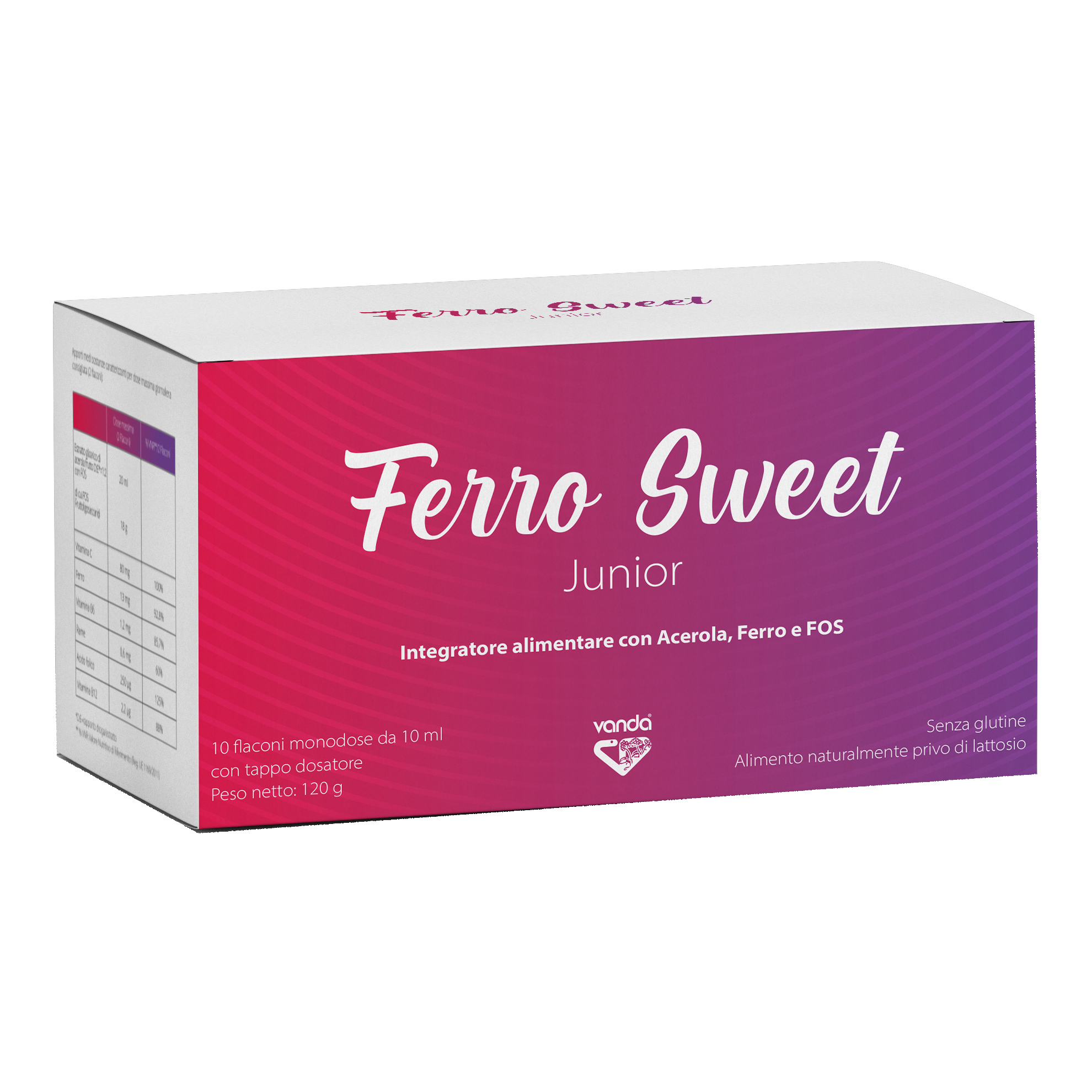 Ferrum sweet j 10 Flaconcini 10ml