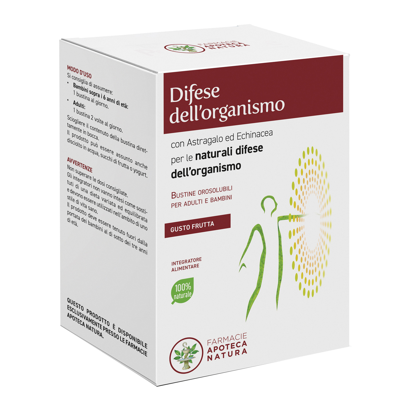 Difese dell'organismo gusto frutta 20 bustine orosolubili x 2,5 g