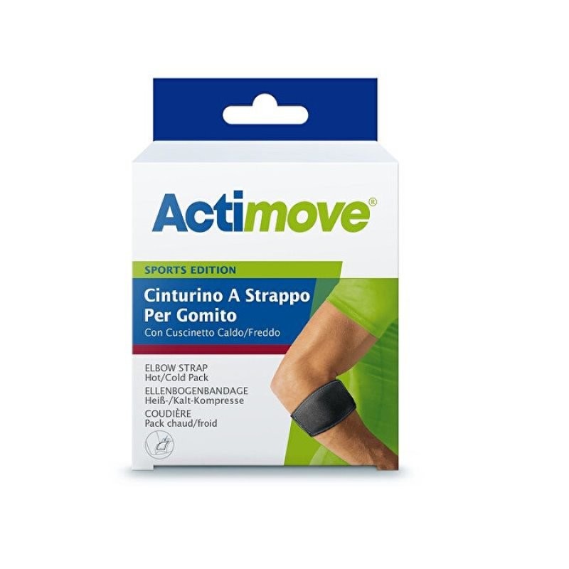 Actimove sports edition cinturino a strappo per gomito con cuscinetto caldo/freddo universale