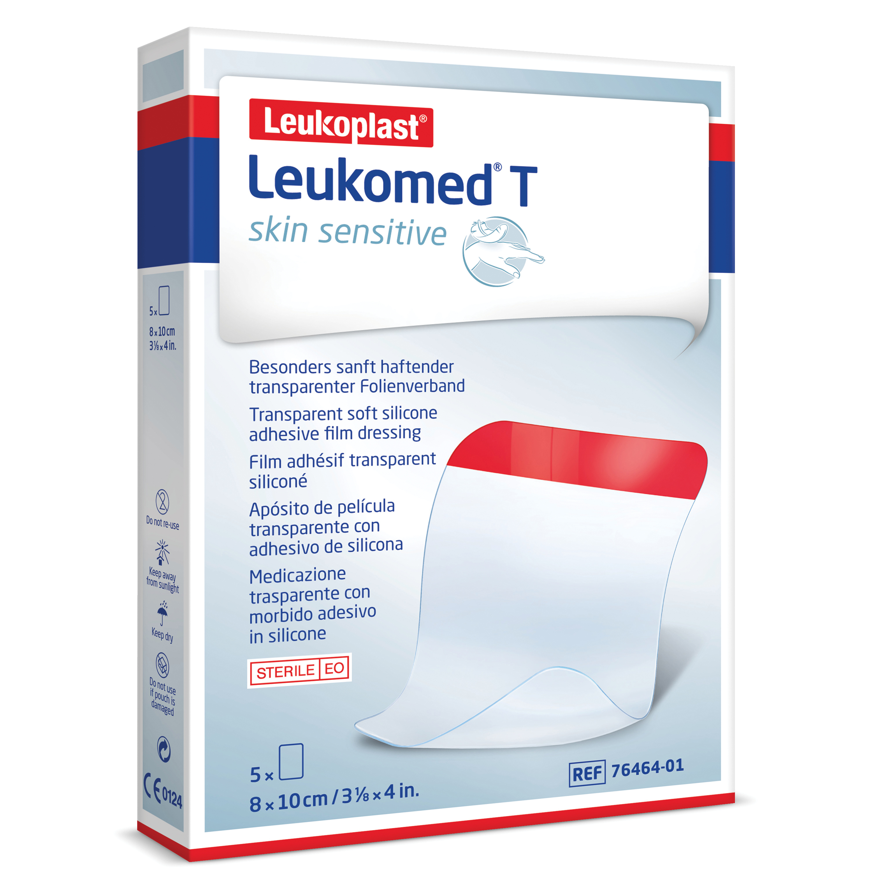 Leukomed T Skin Sensitive 8x10 cm 5 Pezzi