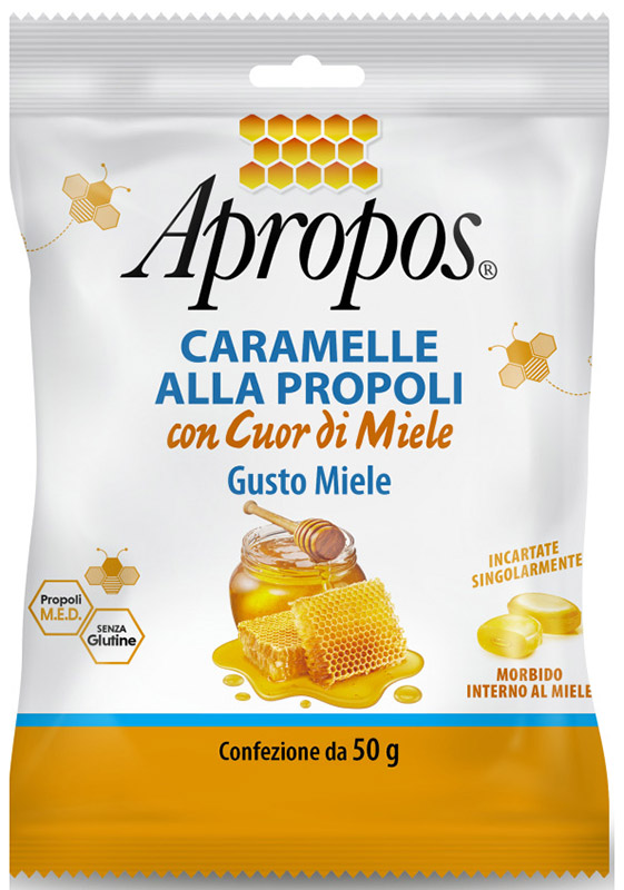 Apropos caramelle dure miele cuor di miele 50 g