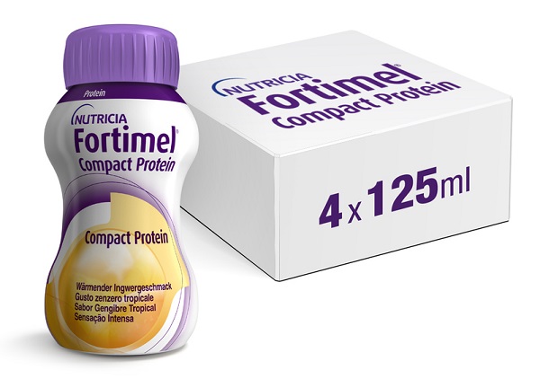 Fortimel compact protein hot tropical ginger 4x125ml
