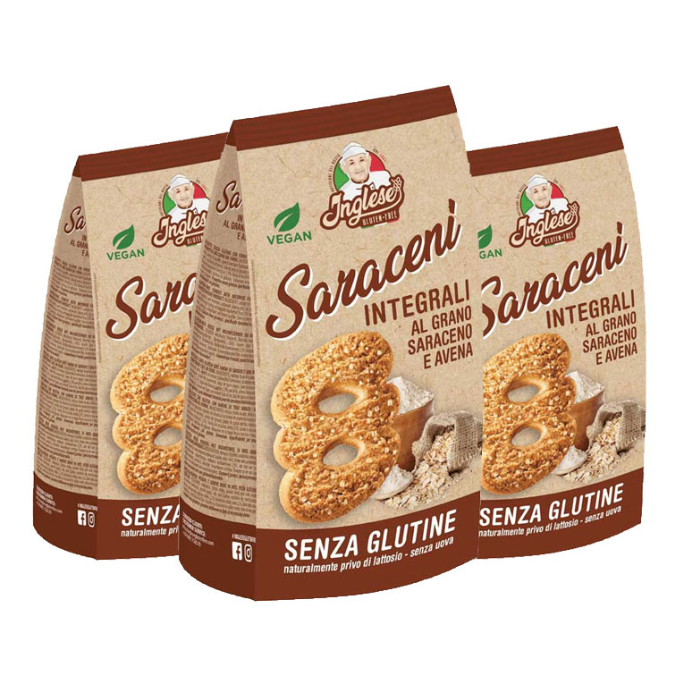 Inglese biscotti integrali grano saraceno promo formato scorta 900 g