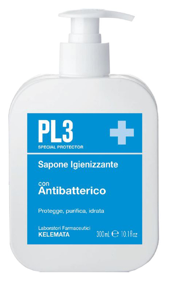 Pl3 sapone igienizzante con antibatterico 300 ml