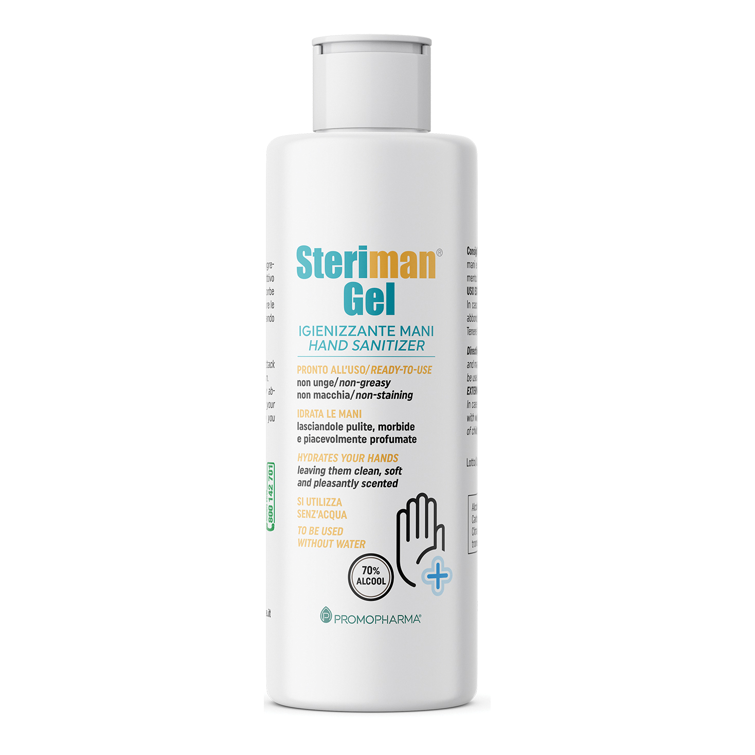 Steriman gel 70 igienizzante mani 100 ml
