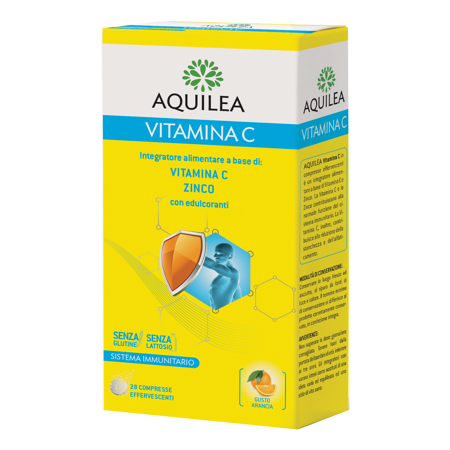 Aquilea vitamina c 14 compresse effervescenti bipack