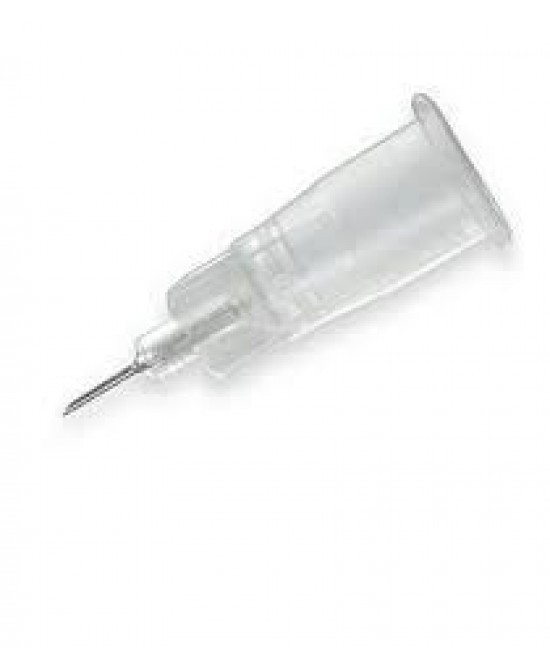 Ago per microiniezione gauge30 diametro 0,30x4 indicato per terapie sclerosanti cono luer scatola 100 pezzi