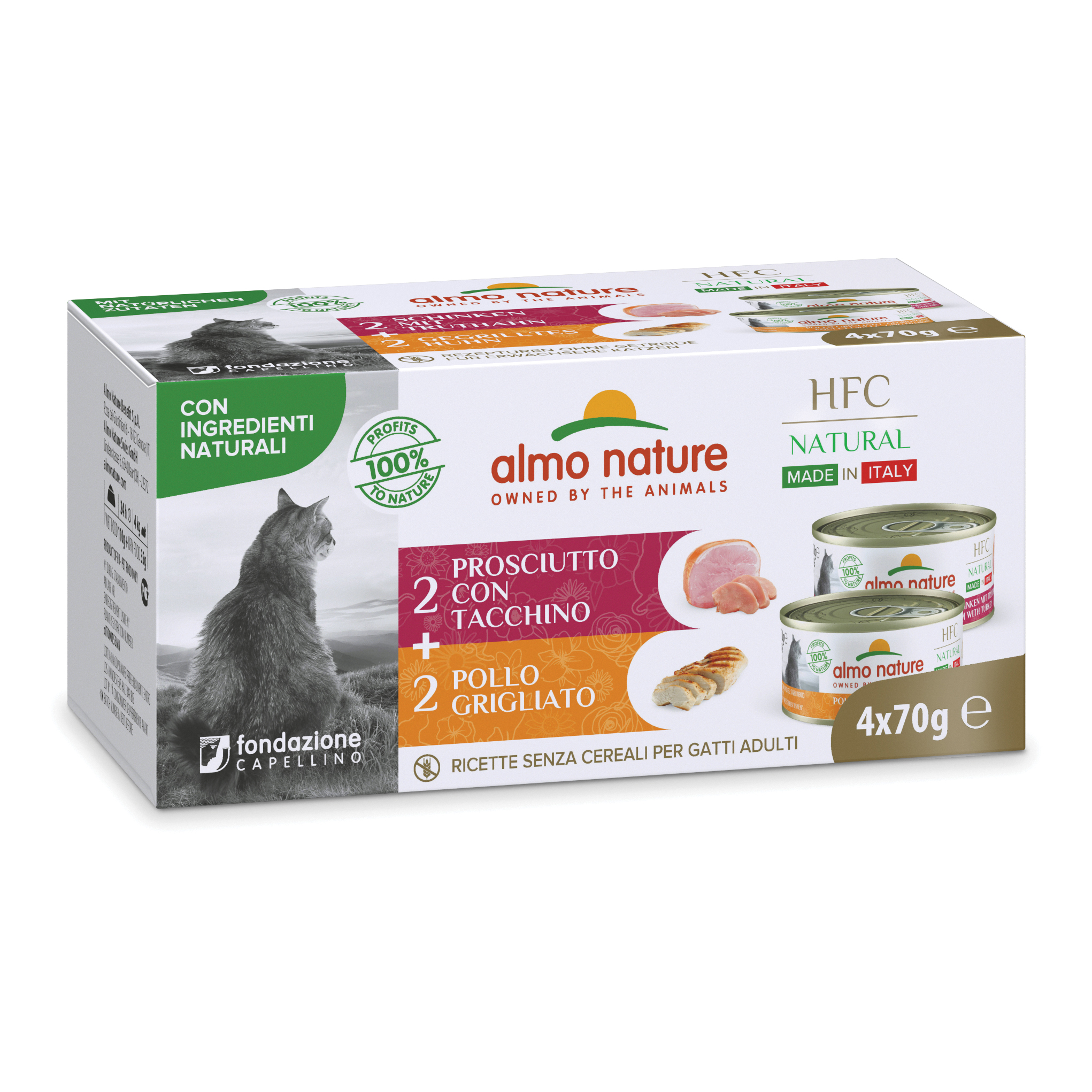 Almo Nature Cat Hfc Natural -Pollo 70 G