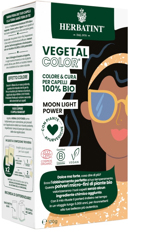 Herbatint vegetal color moon night power ita 100 g