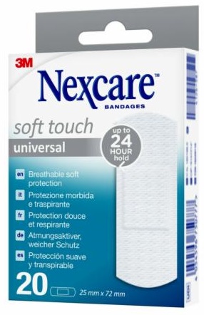 Cerotto preparato 3m nexcare soft n0520ns-1 25x72mm