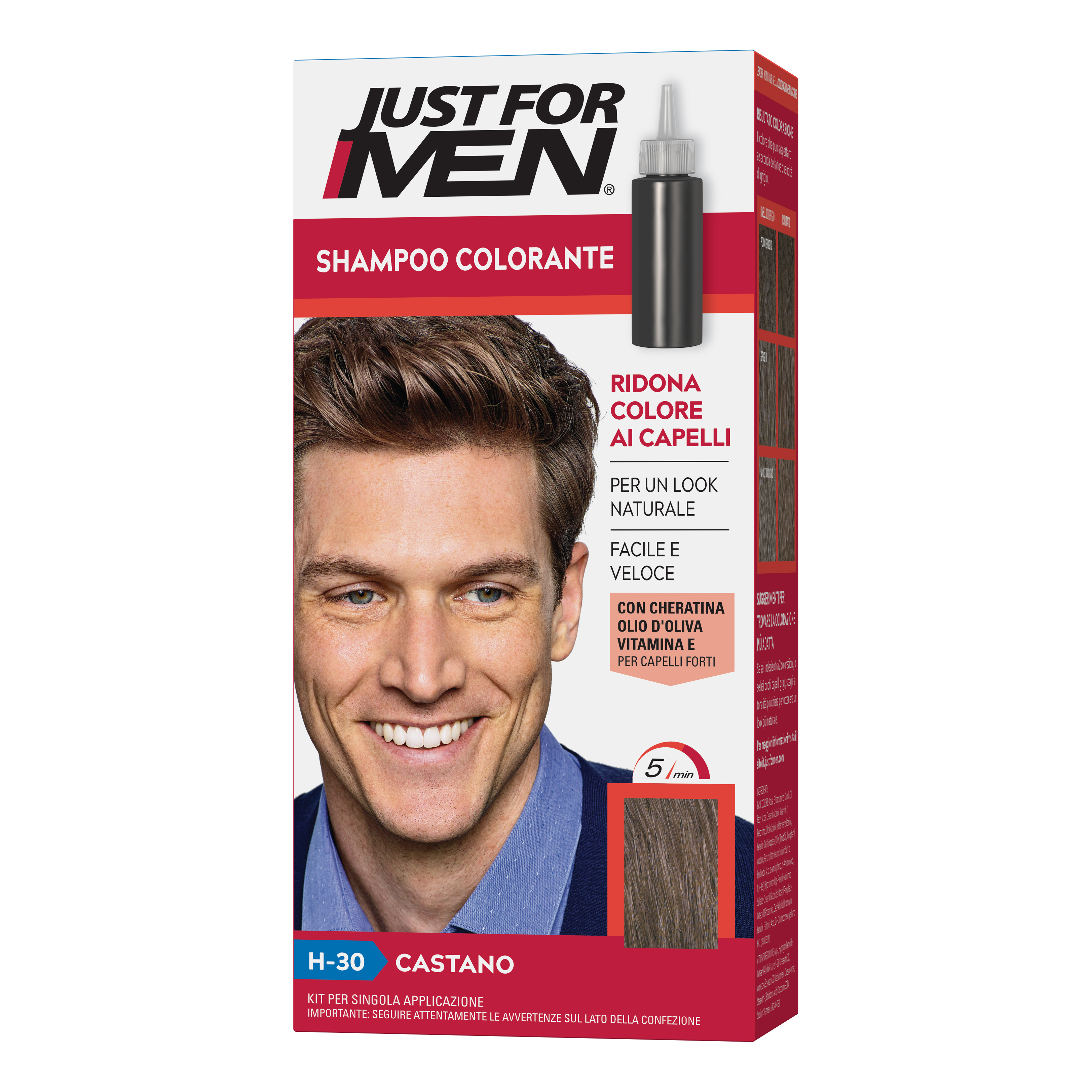 Just For Men - Shampoo colorante 30 ml - Biondo scuro