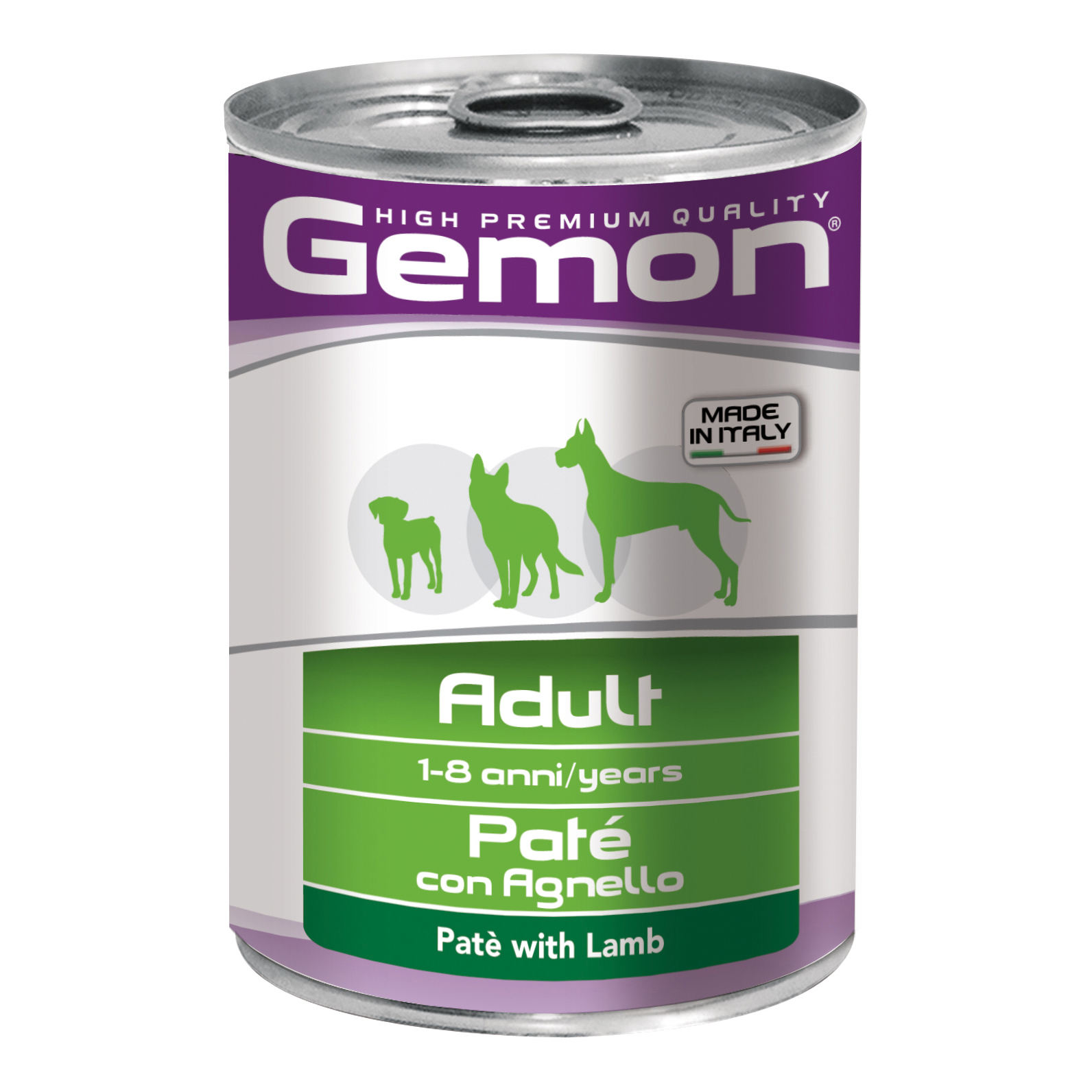 Gemon pate' adult agnello 400 g