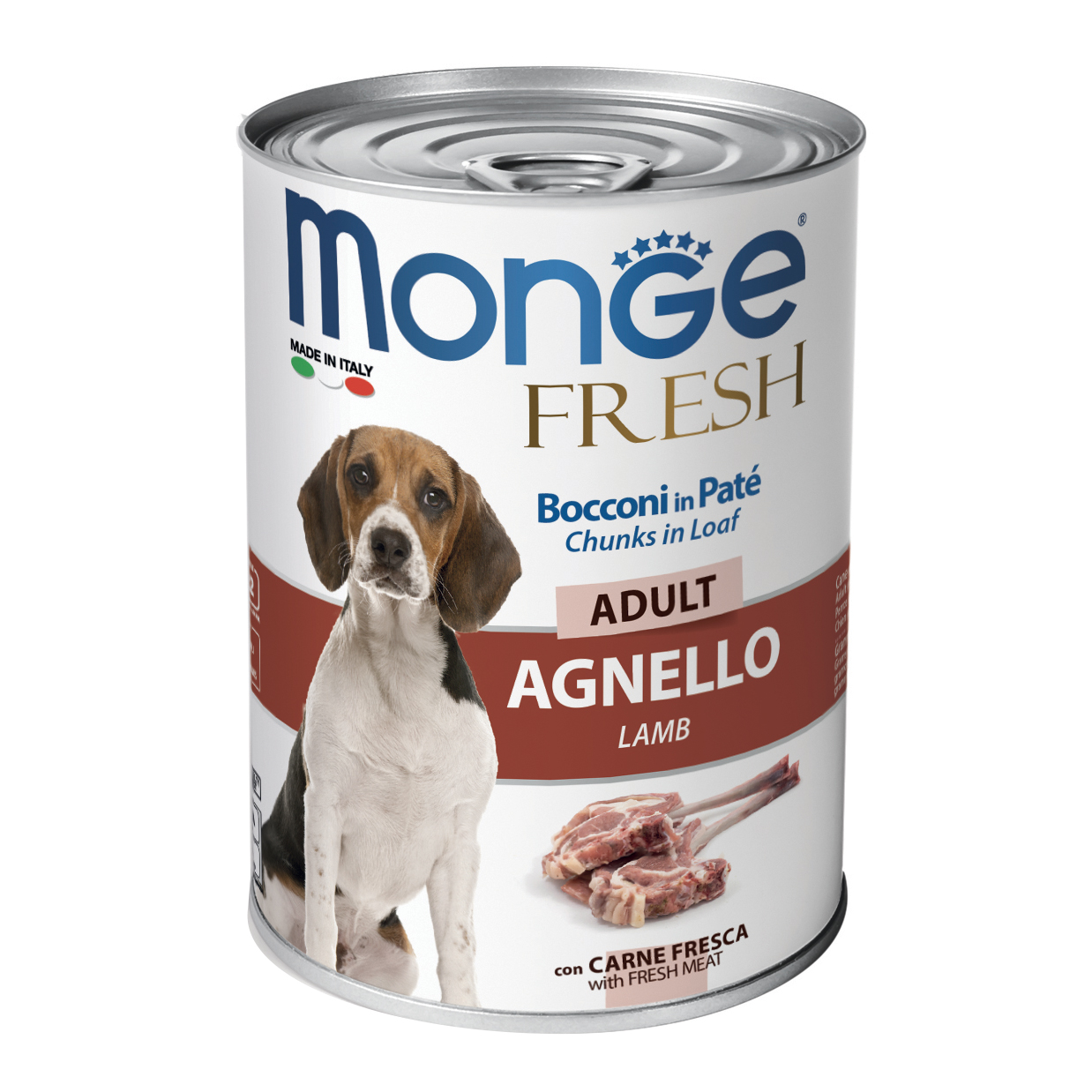 Monge Cane Fresh Lattina Adulto Agnello 400 Gr