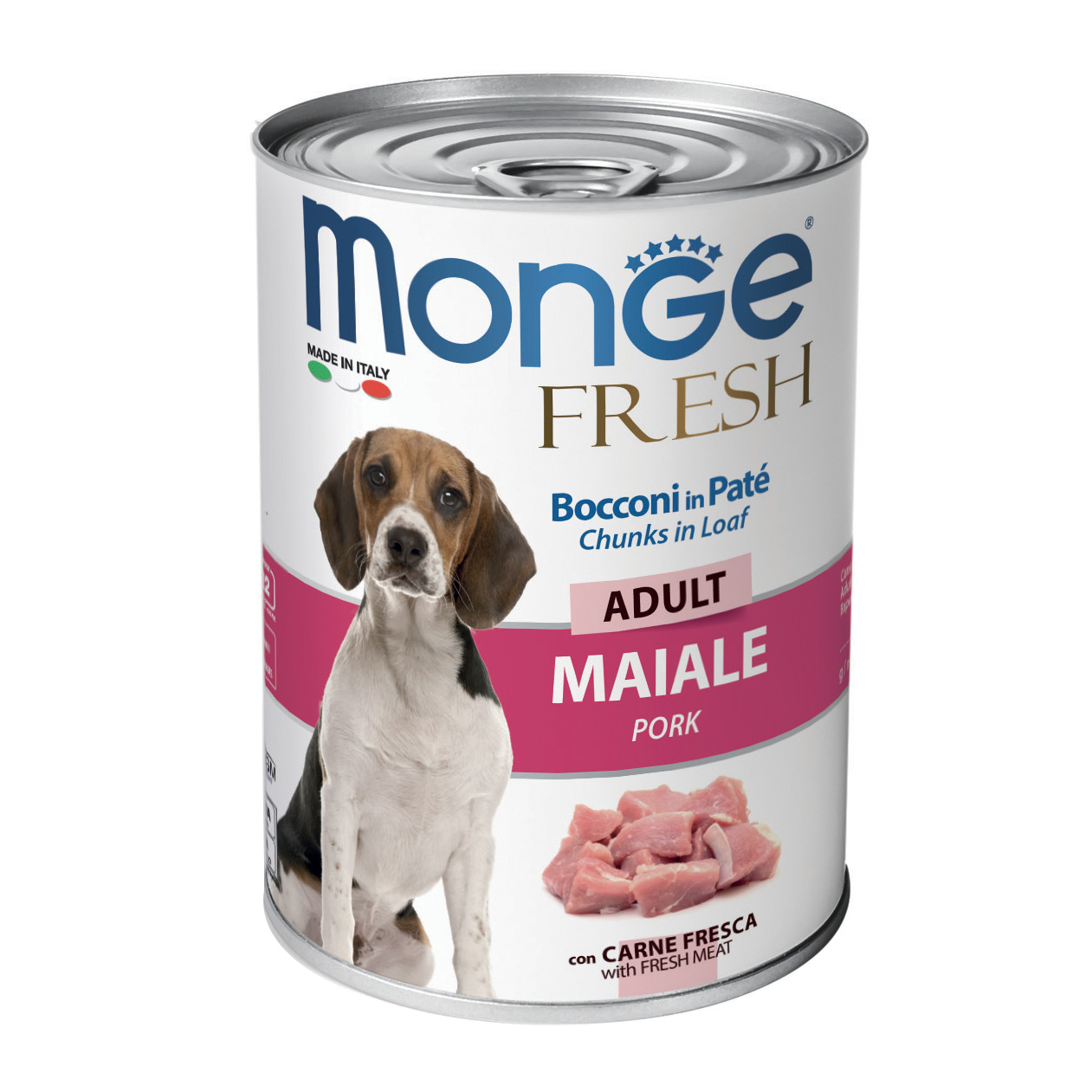 Monge Cane Fresh Lattina Adulto Maiale 400 Gr