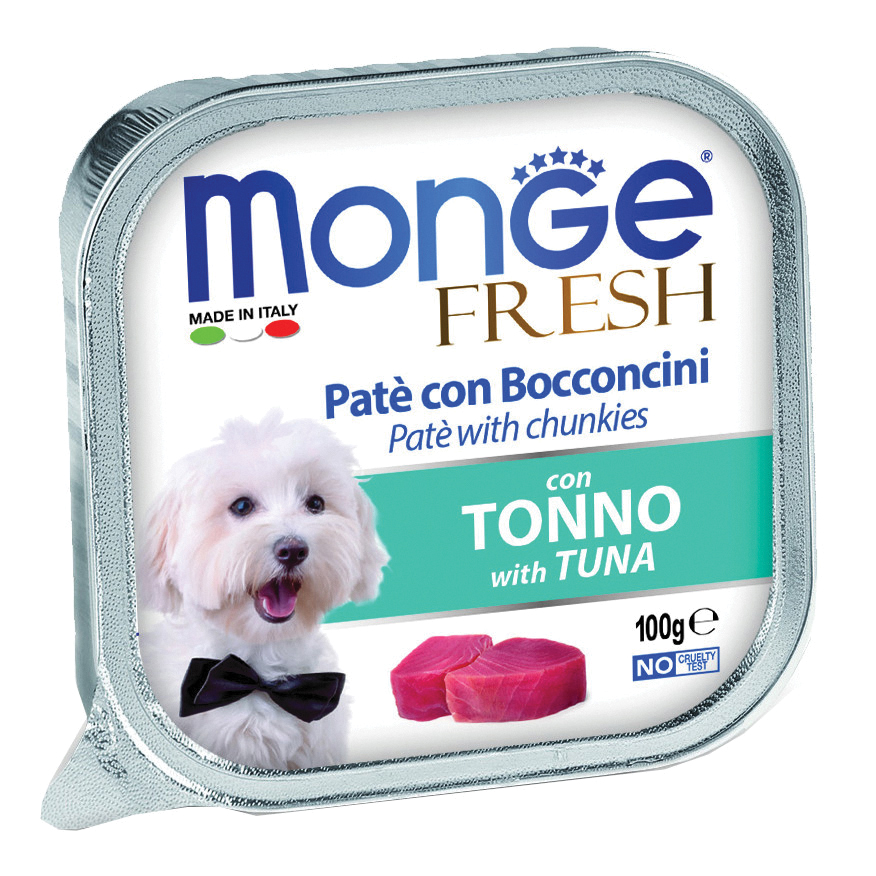 Monge Cane Fresh Vaschetta Adulto Tonno 100 Gr