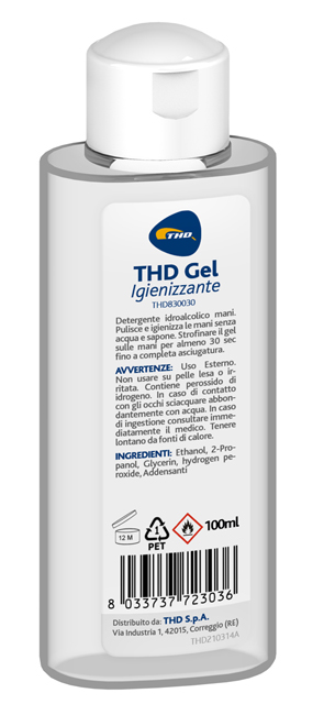Thd gel igienizzante 100 ml